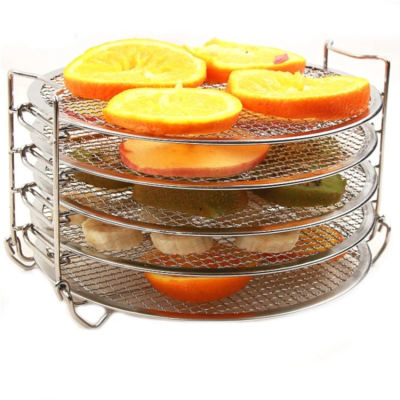 Food Grade Wire Mesh Tray 304 Stainless Steel Food Fruit Vegetable Dehydrator Stand Rack