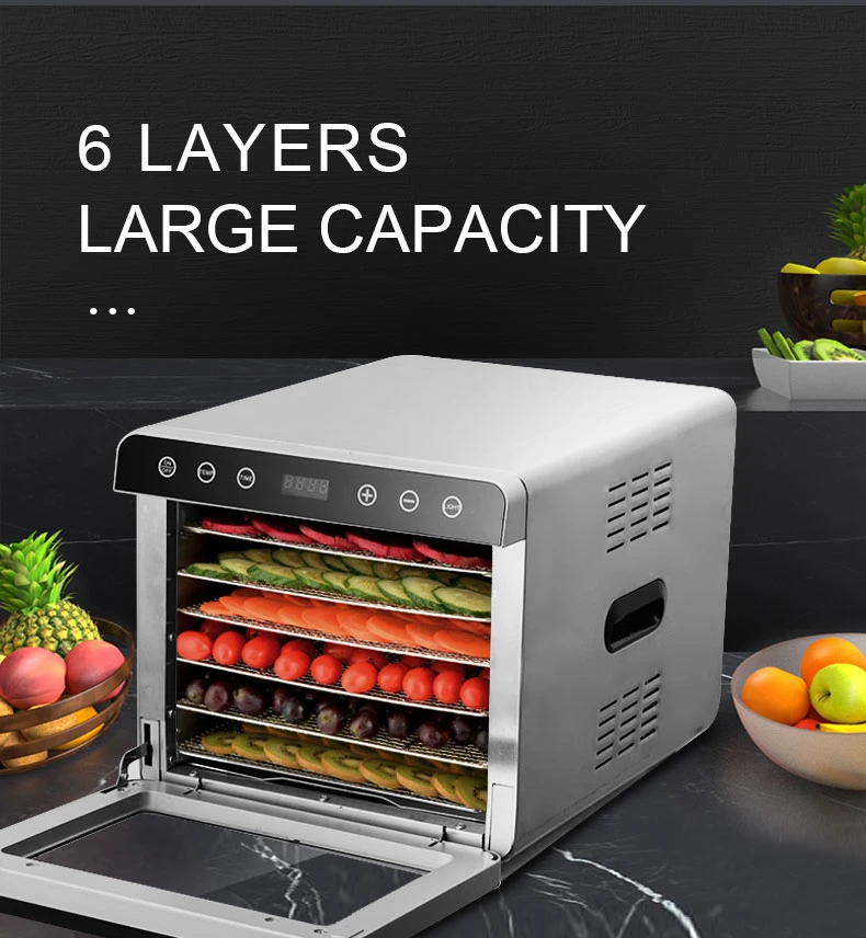 New Design Food Dryer Apple Banana Orange Grape Strawberry Lemon Kiwi Fruit Mango Fruit Cassava Plantain Dehydrator